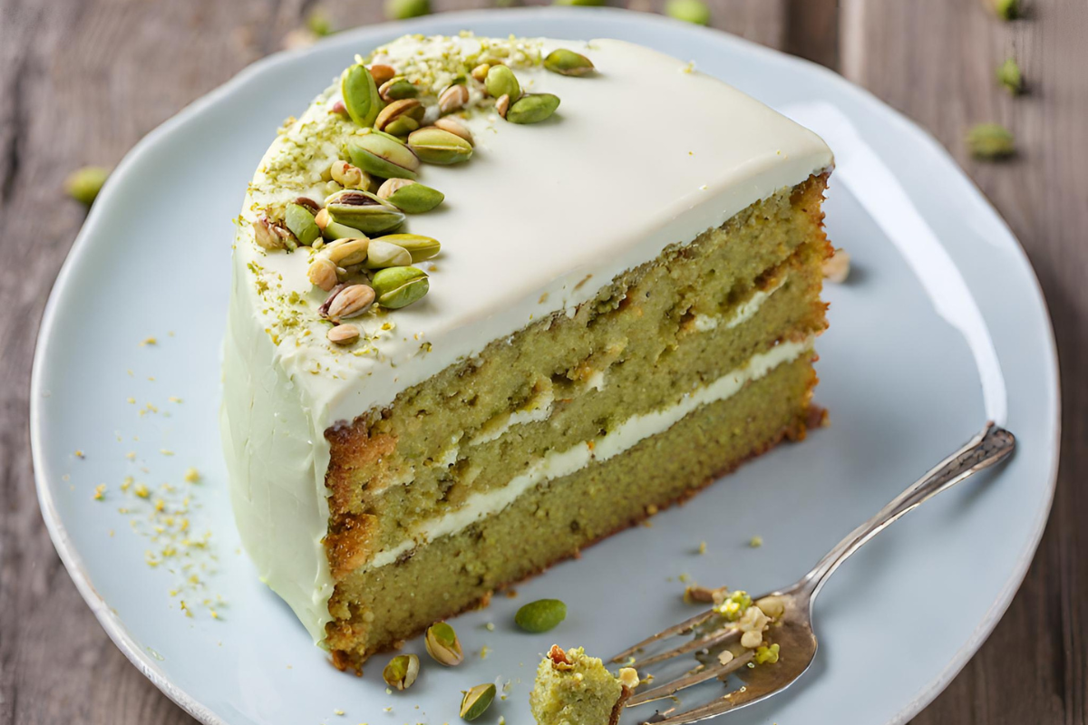 What is Pistachio Cake Made Of?