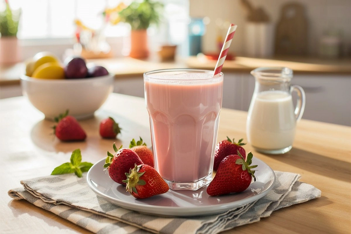 Is strawberry flavored milk healthy