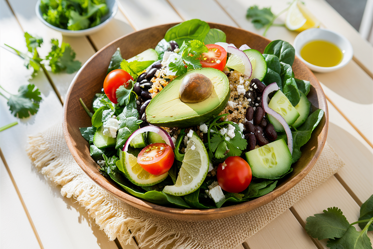 What are the nutrients in avocado salad